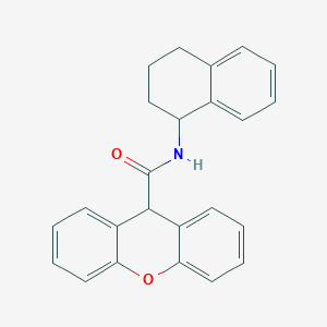 N-(1,2,3,4-tetrahydro-1-naphthalenyl)-9H-xanthene-9-carboxamide