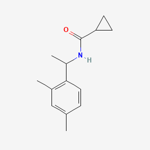 molecular formula C14H19NO B4278360 N-[1-(2,4-dimethylphenyl)ethyl]cyclopropanecarboxamide 