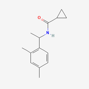 N-[1-(2,4-dimethylphenyl)ethyl]cyclopropanecarboxamide