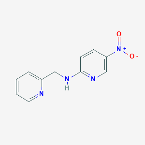 molecular formula C11H10N4O2 B427839 5-Nitro-2-[(2-pyridinylmethyl)amino]pyridine CAS No. 21626-42-6