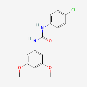 molecular formula C15H15ClN2O3 B4278470 N-(4-chlorophenyl)-N'-(3,5-dimethoxyphenyl)urea 