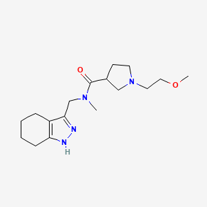 1-(2-methoxyethyl)-N-methyl-N-(4,5,6,7-tetrahydro-1H-indazol-3-ylmethyl)pyrrolidine-3-carboxamide