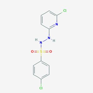 4-chloro-N'-(6-chloro-2-pyridinyl)benzenesulfonohydrazide