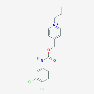 (1-Allyl-4-pyridiniumyl)methyl 3,4-dichlorophenylcarbamate