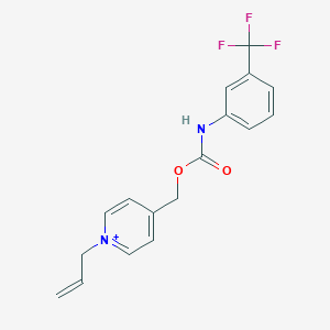 (1-Allyl-4-pyridiniumyl)methyl 3-(trifluoromethyl)phenylcarbamate