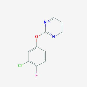 2-(3-Chloro-4-fluorophenoxy)pyrimidine