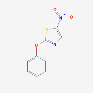 molecular formula C9H6N2O3S B427886 5-Nitro-2-phenoxy-1,3-thiazole 