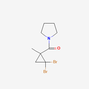 1-[(2,2-dibromo-1-methylcyclopropyl)carbonyl]pyrrolidine