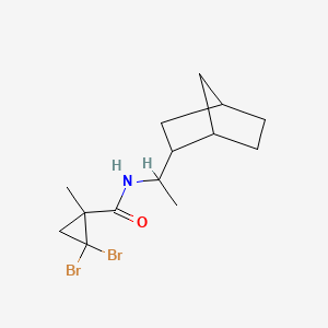 N-(1-bicyclo[2.2.1]hept-2-ylethyl)-2,2-dibromo-1-methylcyclopropanecarboxamide