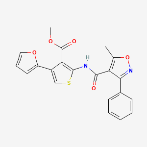 methyl 4-(2-furyl)-2-{[(5-methyl-3-phenyl-4-isoxazolyl)carbonyl]amino}-3-thiophenecarboxylate