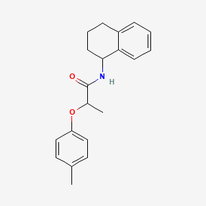 2-(4-methylphenoxy)-N-(1,2,3,4-tetrahydro-1-naphthalenyl)propanamide