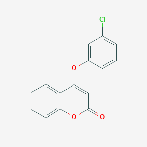 molecular formula C15H9ClO3 B427903 4-(3-chlorophenoxy)-2H-chromen-2-one 