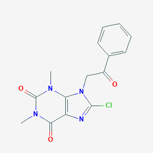 8-Chloro-1,3-dimethyl-9-phenacylpurine-2,6-dione
