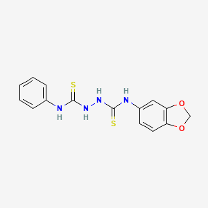 N-1,3-benzodioxol-5-yl-N'-phenyl-1,2-hydrazinedicarbothioamide