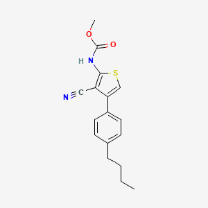 methyl [4-(4-butylphenyl)-3-cyano-2-thienyl]carbamate