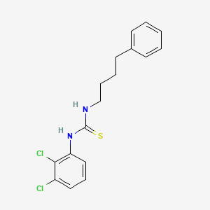 molecular formula C17H18Cl2N2S B4279183 N-(2,3-dichlorophenyl)-N'-(4-phenylbutyl)thiourea 