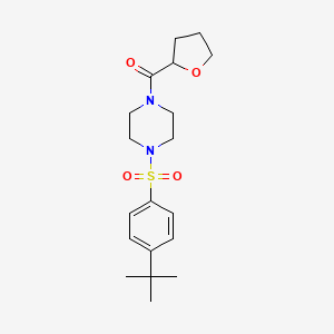 1-[(4-tert-butylphenyl)sulfonyl]-4-(tetrahydro-2-furanylcarbonyl)piperazine