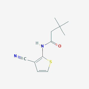 N-(3-cyano-2-thienyl)-3,3-dimethylbutanamide