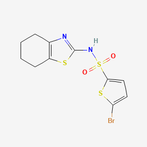 5-bromo-N-(4,5,6,7-tetrahydro-1,3-benzothiazol-2-yl)-2-thiophenesulfonamide