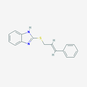 1H-benzimidazol-2-yl cinnamyl sulfide