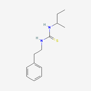 N-(sec-butyl)-N'-(2-phenylethyl)thiourea