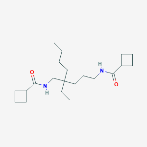 N-(4-{[(cyclobutylcarbonyl)amino]methyl}-4-ethyloctyl)cyclobutanecarboxamide