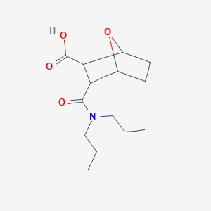 3-[(dipropylamino)carbonyl]-7-oxabicyclo[2.2.1]heptane-2-carboxylic acid