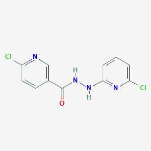 6-chloro-N'-(6-chloro-2-pyridinyl)nicotinohydrazide