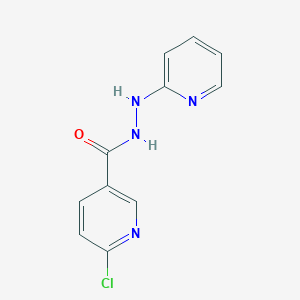 6-chloro-N'-(2-pyridinyl)nicotinohydrazide