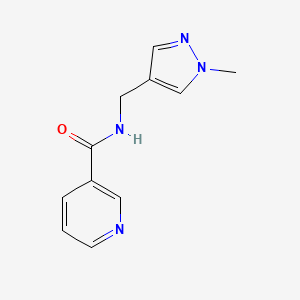 N-[(1-methyl-1H-pyrazol-4-yl)methyl]nicotinamide