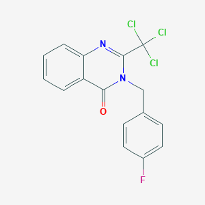 3-(4-fluorobenzyl)-2-(trichloromethyl)-4(3H)-quinazolinone