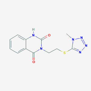 3-{2-[(1-methyl-1H-tetraazol-5-yl)sulfanyl]ethyl}-2,4(1H,3H)-quinazolinedione