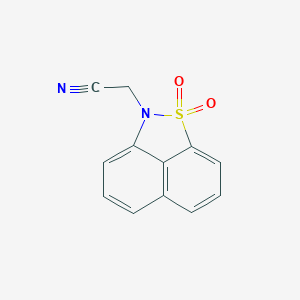 2-(2,2-Dioxo-2lambda6-thia-3-azatricyclo[6.3.1.04,12]dodeca-1(11),4,6,8(12),9-pentaen-3-yl)acetonitrile