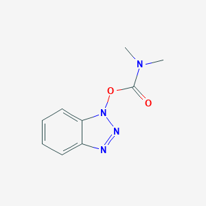molecular formula C9H10N4O2 B428005 benzotriazol-1-yl N,N-dimethylcarbamate CAS No. 39968-13-3