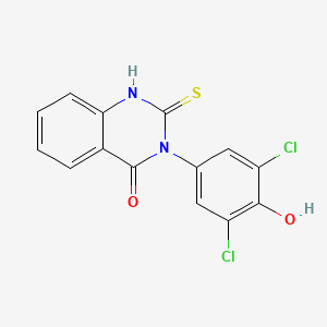 3-(3,5-dichloro-4-hydroxyphenyl)-2-mercapto-4(3H)-quinazolinone