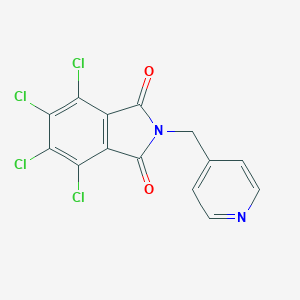 molecular formula C14H6Cl4N2O2 B428010 4,5,6,7-tetrachloro-2-(4-pyridinylmethyl)-1H-isoindole-1,3(2H)-dione 