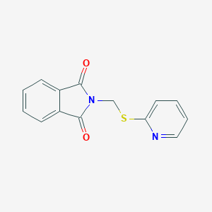 molecular formula C14H10N2O2S B428011 2-[(2-pyridinylsulfanyl)methyl]-1H-isoindole-1,3(2H)-dione 