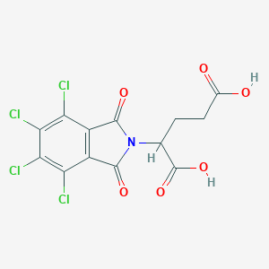 2-(4,5,6,7-tetrachloro-1,3-dioxo-1,3-dihydro-2H-isoindol-2-yl)pentanedioic acid