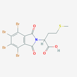4-(methylsulfanyl)-2-(4,5,6,7-tetrabromo-1,3-dioxo-1,3-dihydro-2H-isoindol-2-yl)butanoic acid