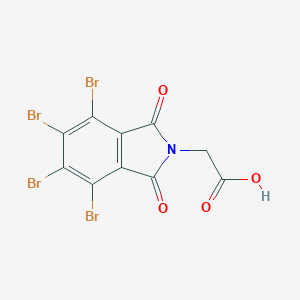 molecular formula C10H3Br4NO4 B428020 (4,5,6,7-tetrabromo-1,3-dioxo-1,3-dihydro-2H-isoindol-2-yl)acetic acid 