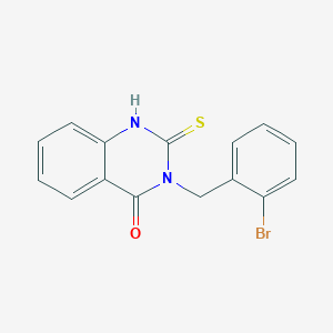 3-(2-bromobenzyl)-2-mercapto-4(3H)-quinazolinone
