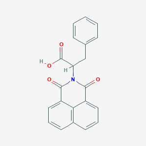 molecular formula C21H15NO4 B428028 2-(1,3-dioxo-1H-benzo[de]isoquinolin-2(3H)-yl)-3-phenylpropanoic acid 