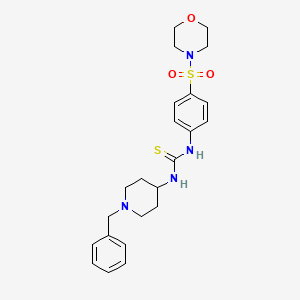 N-(1-benzyl-4-piperidinyl)-N'-[4-(4-morpholinylsulfonyl)phenyl]thiourea