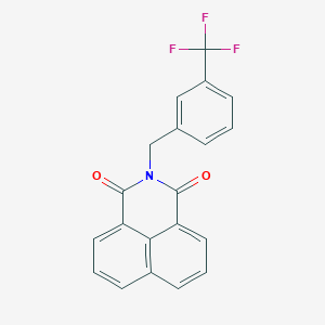 molecular formula C20H12F3NO2 B428030 2-[3-(trifluoromethyl)benzyl]-1H-benzo[de]isoquinoline-1,3(2H)-dione 