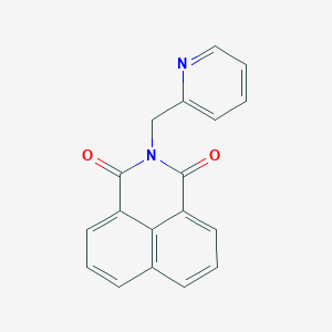 molecular formula C18H12N2O2 B428033 2-Pyridin-2-ylmethyl-benzo[de]isoquinoline-1,3-dione 