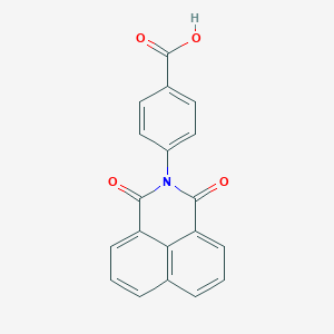 molecular formula C19H11NO4 B428035 4-(1,3-二氧代-1H,3H-苯并[de]异喹啉-2-基)-苯甲酸 CAS No. 135980-47-1