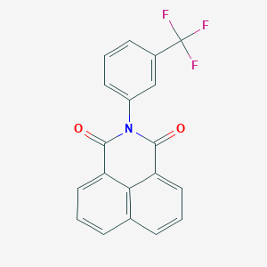 molecular formula C19H10F3NO2 B428036 2-[3-(trifluoromethyl)phenyl]-1H-benzo[de]isoquinoline-1,3(2H)-dione 
