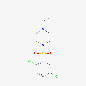 1-[(2,5-dichlorophenyl)sulfonyl]-4-propylpiperazine