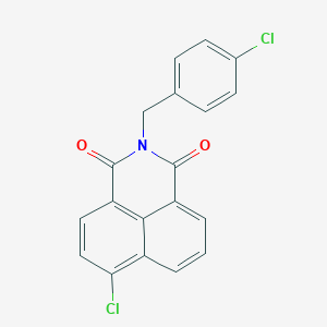 molecular formula C19H11Cl2NO2 B428041 6-chloro-2-(4-chlorobenzyl)-1H-benzo[de]isoquinoline-1,3(2H)-dione 