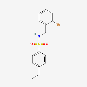 N-(2-bromobenzyl)-4-ethylbenzenesulfonamide